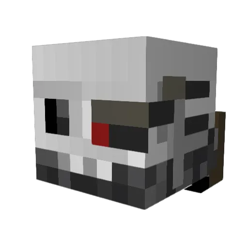 snooup Minecraft avatar head, 3D render