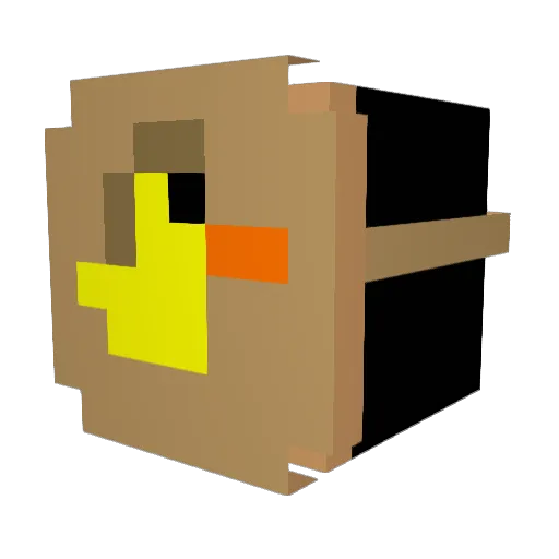 snooze9 Minecraft avatar head, 3D render