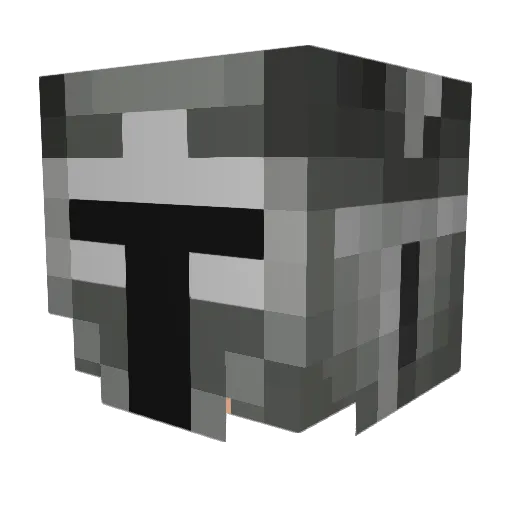 snopimoppi Minecraft avatar head, 3D render