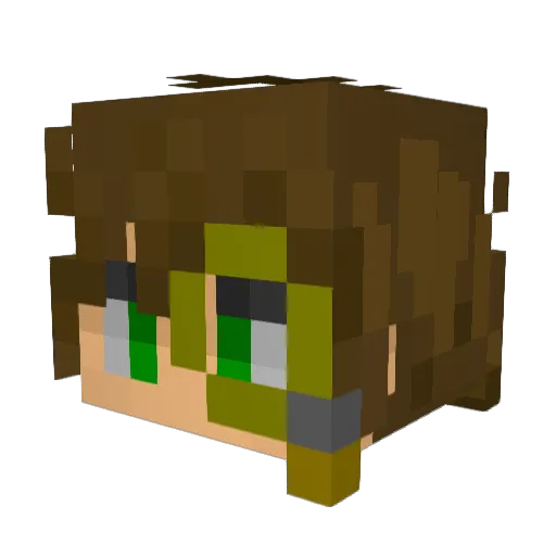 snorbatrox Minecraft avatar head, 3D render