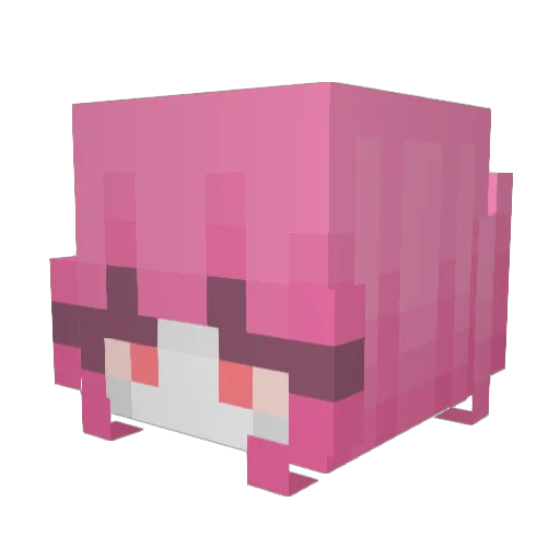snorty_pug Minecraft avatar head, 3D render
