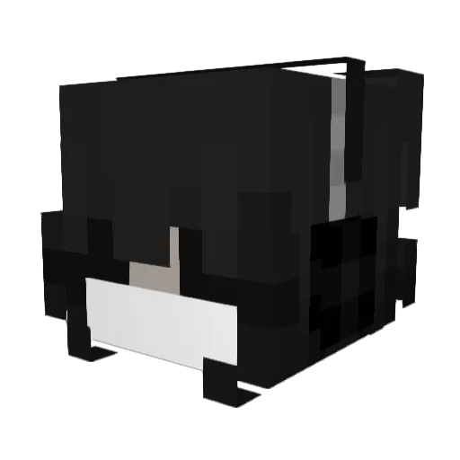 snothuy Minecraft avatar head, 3D render