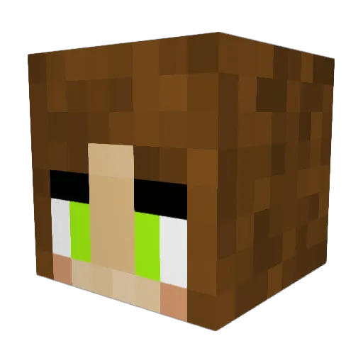 snotnosekid Minecraft avatar head, 3D render