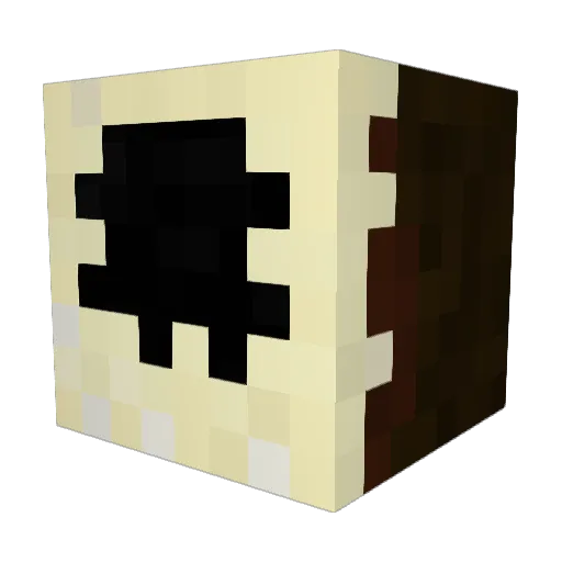 snougi Minecraft avatar head, 3D render