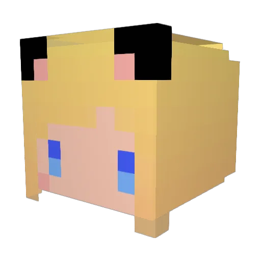 snow0831OUO Minecraft avatar head, 3D render