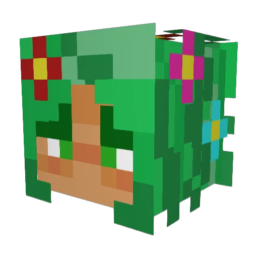 snow58562 Minecraft avatar head, 3D render