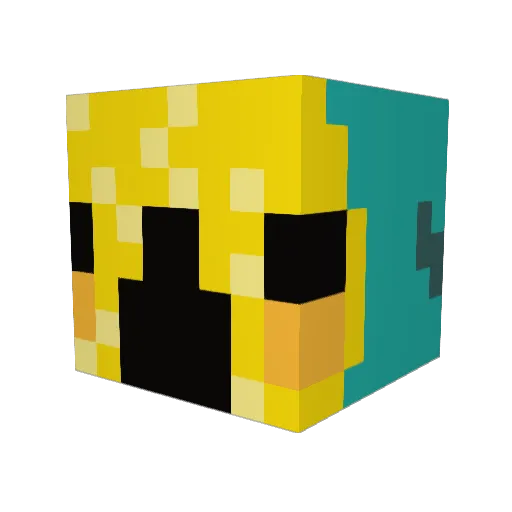 snow6898 Minecraft avatar head, 3D render