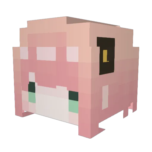 snow_elf510 Minecraft avatar head, 3D render