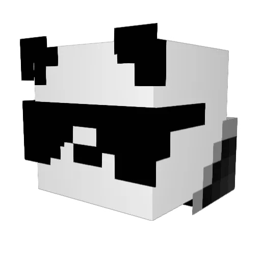 snow_owlrr Minecraft avatar head, 3D render