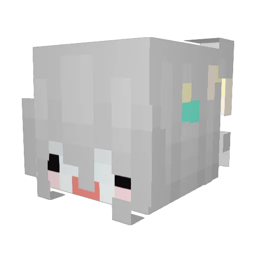 snowballxq Minecraft avatar head, 3D render