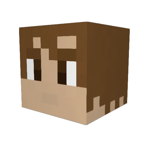 snowbunny0621 Minecraft avatar head, 3D render
