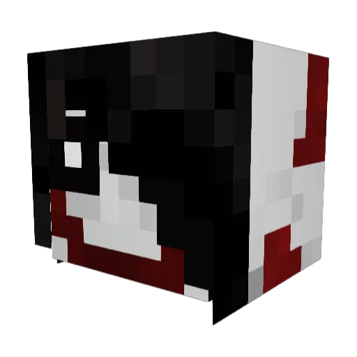 snowbutty Minecraft avatar head, 3D render