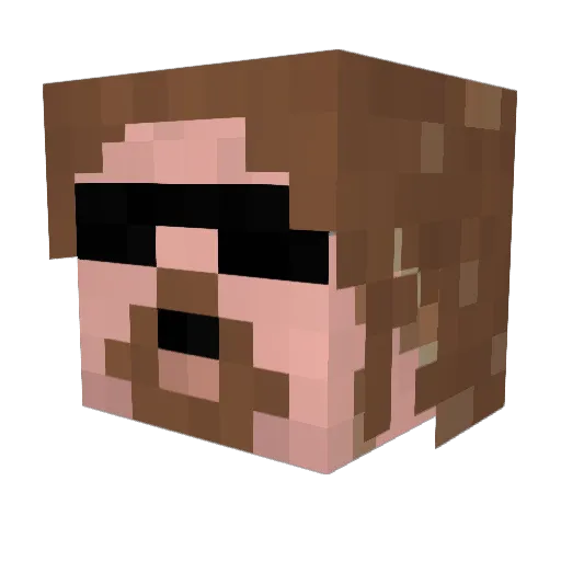 snowcrash76 Minecraft avatar head, 3D render