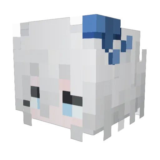 snoweaves031 Minecraft avatar head, 3D render