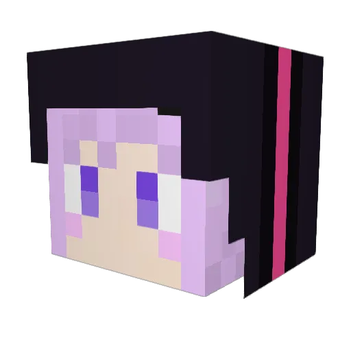 snowgrobe Minecraft avatar head, 3D render