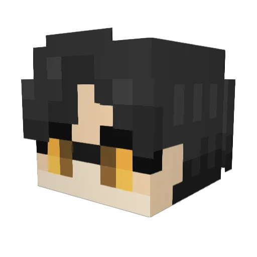 snowheart121 Minecraft avatar head, 3D render