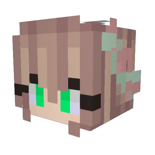 snowhowler21 Minecraft avatar head, 3D render