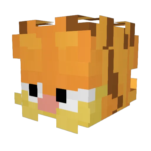 snowlilyy Minecraft avatar head, 3D render