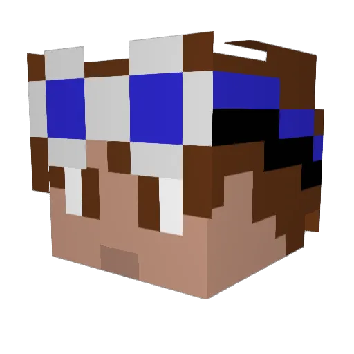 snowman1171 Minecraft avatar head, 3D render