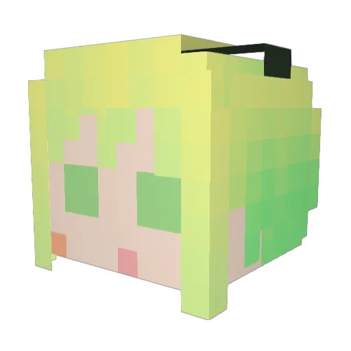 snowman4411 Minecraft avatar head, 3D render