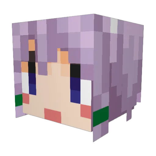 snowneith Minecraft avatar head, 3D render