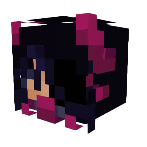 snowphieoph Minecraft avatar head, 3D render