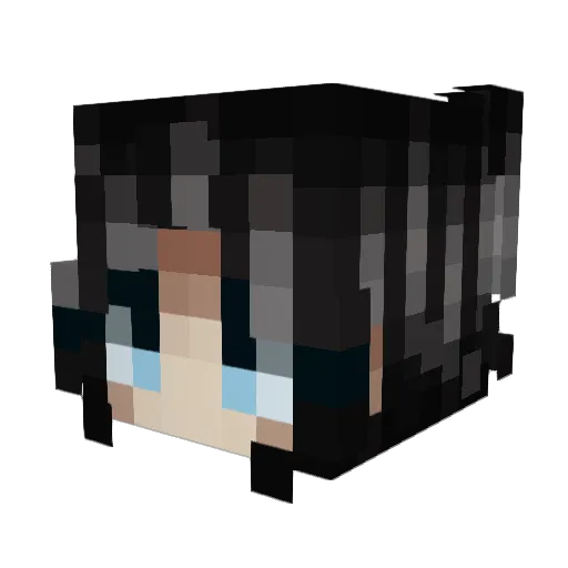 snowthril Minecraft avatar head, 3D render