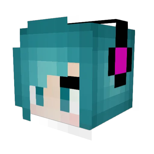 snowy446 Minecraft avatar head, 3D render