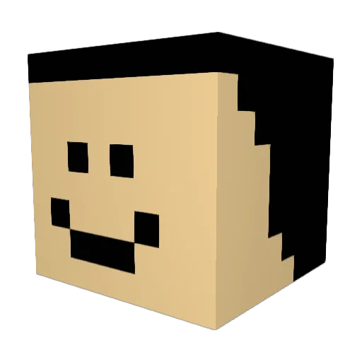 snowy9460 Minecraft avatar head, 3D render