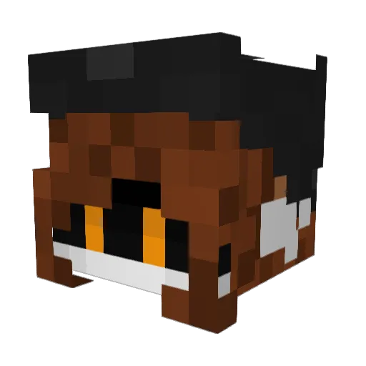 snowzzyy_ Minecraft avatar head, 3D render