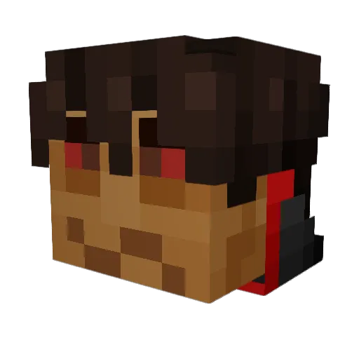 snoyiz Minecraft avatar head, 3D render