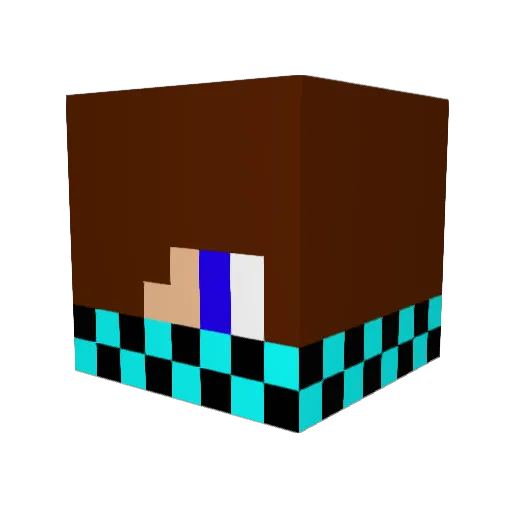 snper101 Minecraft avatar head, 3D render
