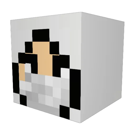 snper4000 Minecraft avatar head, 3D render