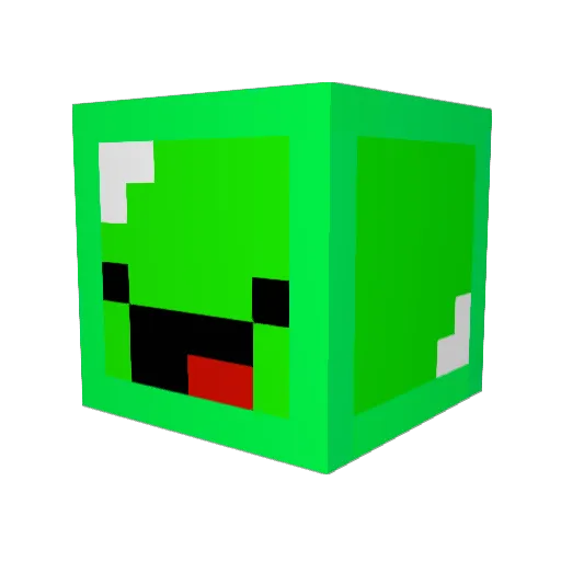snqc Minecraft avatar head, 3D render