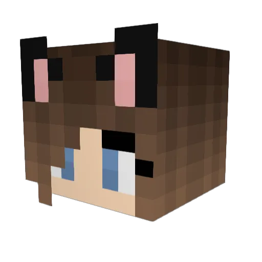 snqwz Minecraft avatar head, 3D render