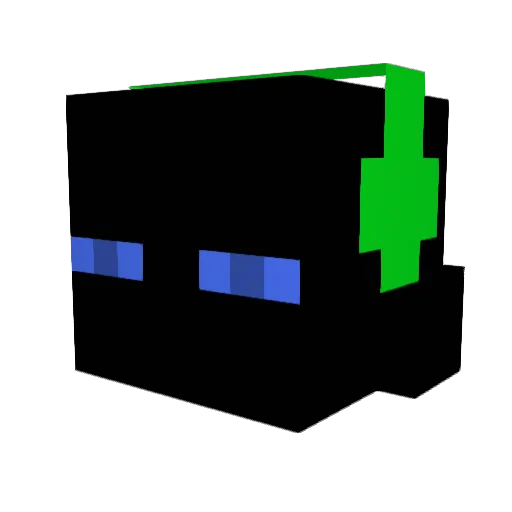 snrobin2 Minecraft avatar head, 3D render