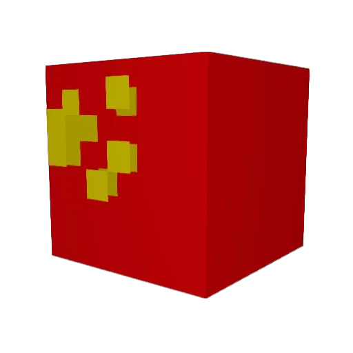 snsh Minecraft avatar head, 3D render