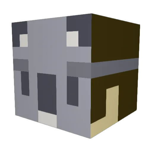 snszk Minecraft avatar head, 3D render