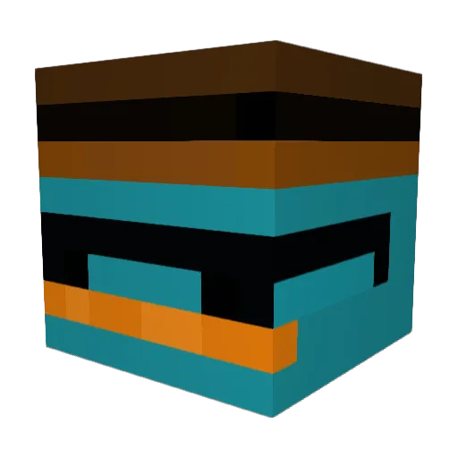 snubben__ Minecraft avatar head, 3D render
