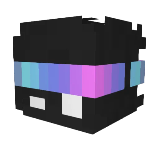 snucc Minecraft avatar head, 3D render