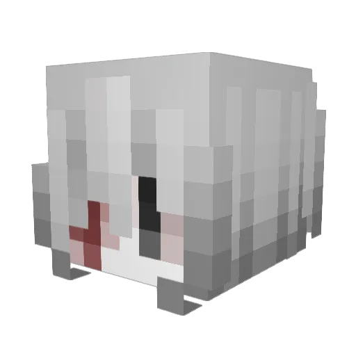 snuffgirlfriend Minecraft avatar head, 3D render