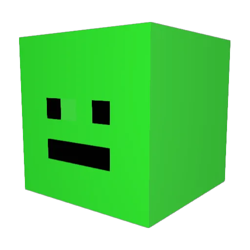 snugcookie Minecraft avatar head, 3D render