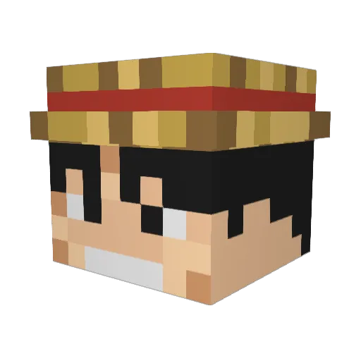 snugglewithjeff Minecraft avatar head, 3D render