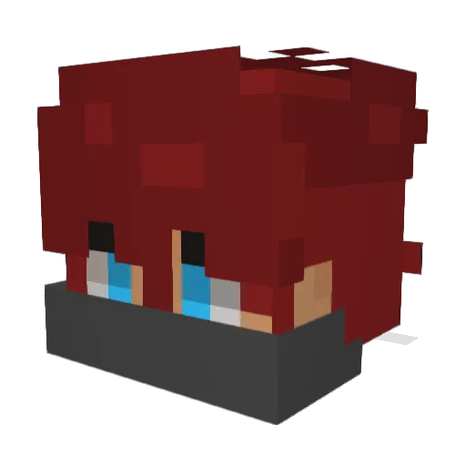 snugglyfoo Minecraft avatar head, 3D render