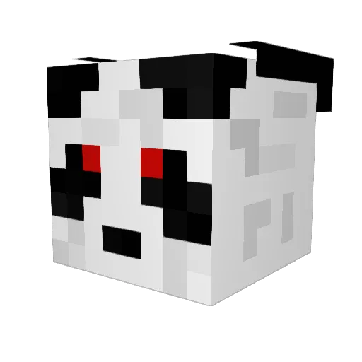 snullo Minecraft avatar head, 3D render