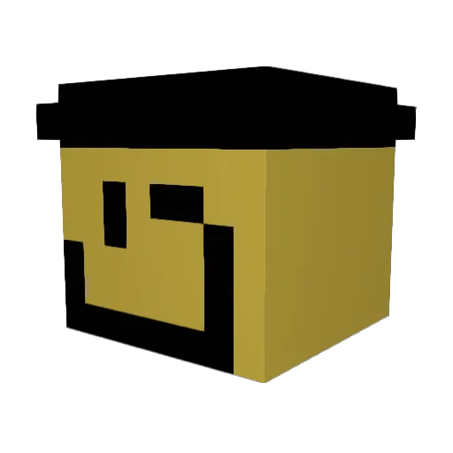 snumpa Minecraft avatar head, 3D render