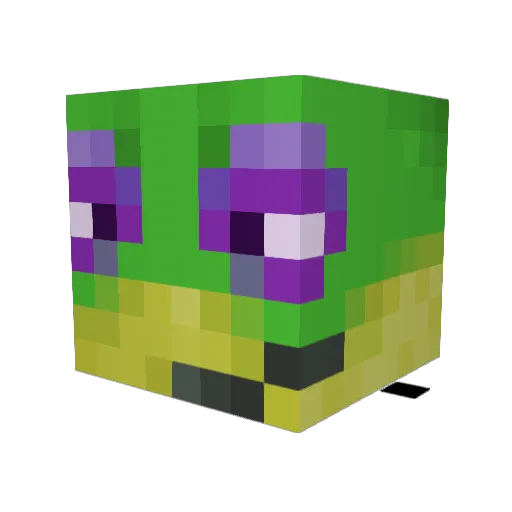snungor Minecraft avatar head, 3D render