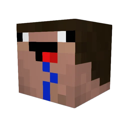 snus_e_gott Minecraft avatar head, 3D render