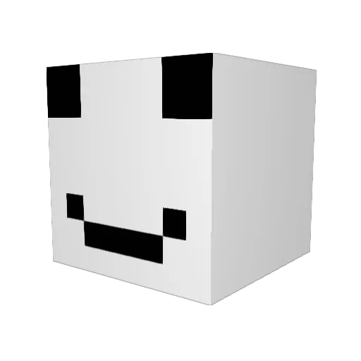 snvsh Minecraft avatar head, 3D render