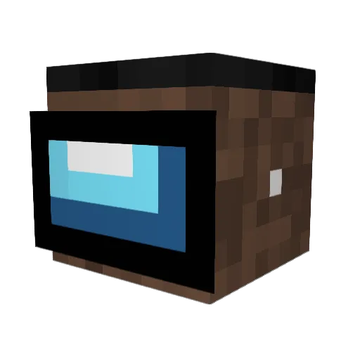 snypee Minecraft avatar head, 3D render